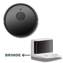 Carregar imagem no visualizador da galeria, Robô Aspirador e Passa Pano 3 em 1 + Base Brinde