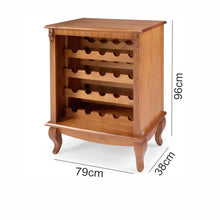 Carregar imagem no visualizador da galeria, Adega para Vinhos Verona em Madeira Maciça de Taeda para 20 Garrafas