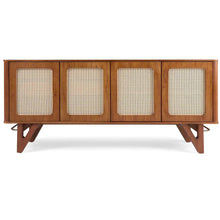Carregar imagem no visualizador da galeria, Buffet Parma com Telinha Pés em Madeira Maciça de Eucalipto