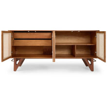 Carregar imagem no visualizador da galeria, Buffet Parma com Telinha Pés em Madeira Maciça de Eucalipto