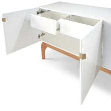 Carregar imagem no visualizador da galeria, Buffet Oasi Pés em Madeira Maciça de Eucalipto