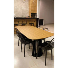 Carregar imagem no visualizador da galeria, Conjunto Mesa Eames 90cm + 4 Cadeiras Kaila – Design Escandinavo