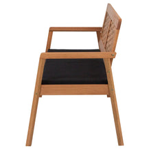 Carregar imagem no visualizador da galeria, Sofá 2 Lugares em Madeira de Eucalipto + Poltrona Natura Trançado em Madeira