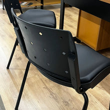 Carregar imagem no visualizador da galeria, Kit com 2 Cadeiras Fixas Ergonômicas para Escritório com Assento Estofado