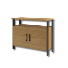 Carregar imagem no visualizador da galeria, Balcão Aparador Design Industrial Com 02 Portas
