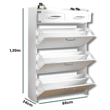 Carregar imagem no visualizador da galeria, DecorisArmi - Armário de Sapatos com 3 Portas e 2 Gavetas + [Mochila Brinde com Frete Grátis]
