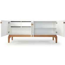 Carregar imagem no visualizador da galeria, Buffet Oasi Pés em Madeira Maciça de Eucalipto
