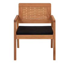 Carregar imagem no visualizador da galeria, Sofá 2 Lugares em Madeira de Eucalipto + Poltrona Natura Trançado em Madeira
