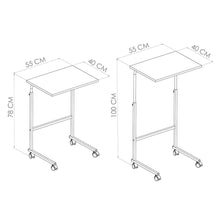 Carregar imagem no visualizador da galeria, Mesa para Notebook com Rodinhas e Regulagem de Altura
